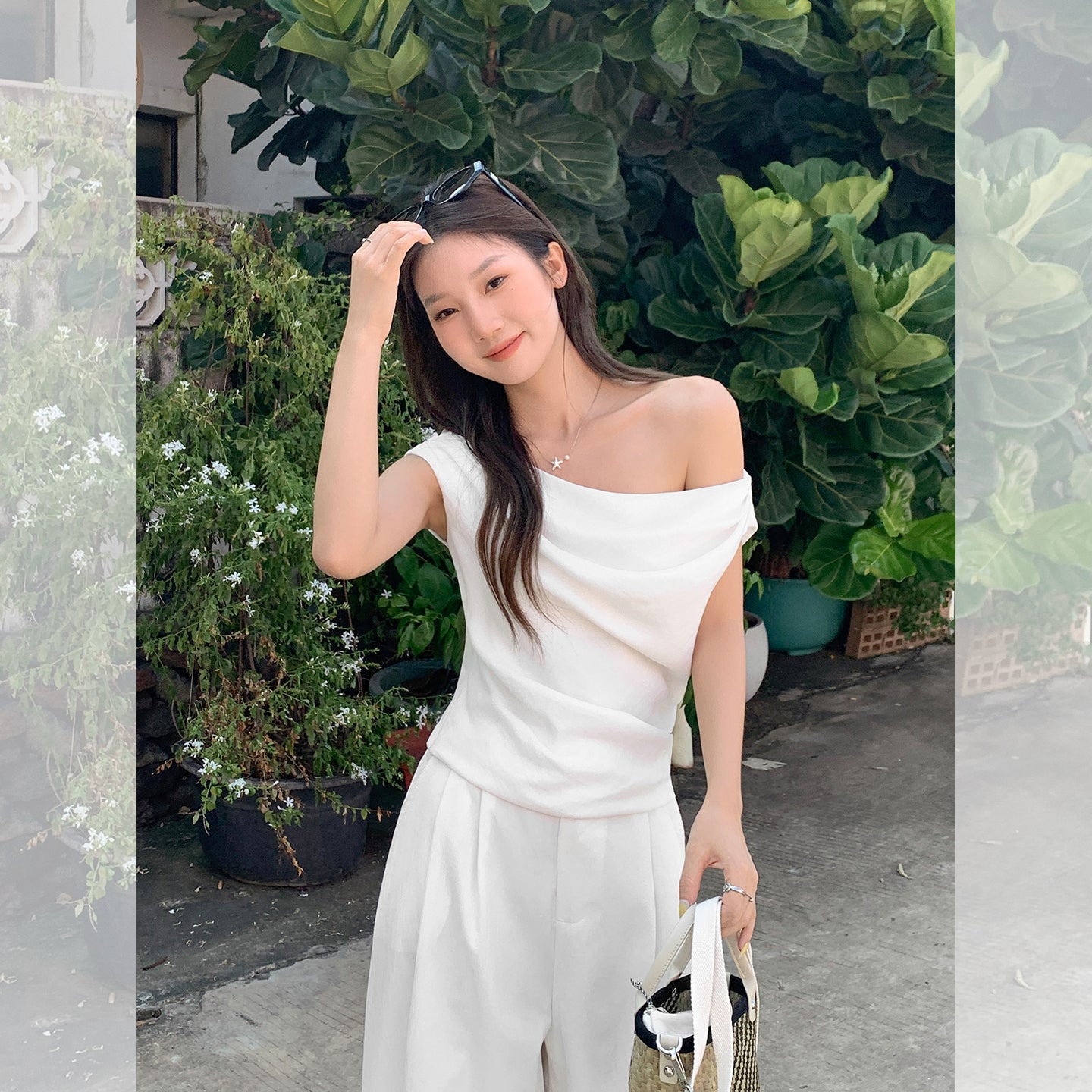 Fanciti Women's Top Short Sleeve Casual Wear