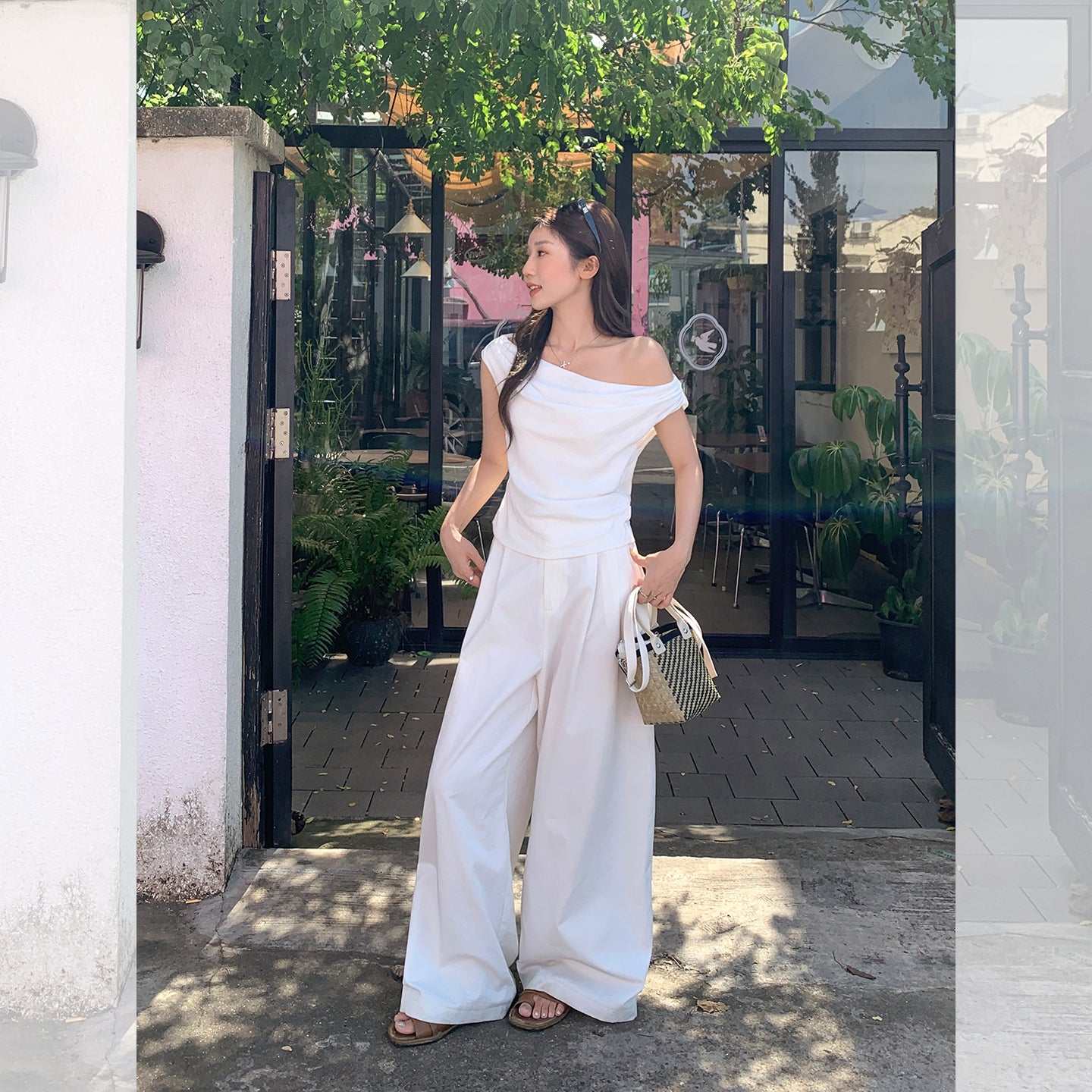 Fanciti Women's Top Short Sleeve Casual Wear